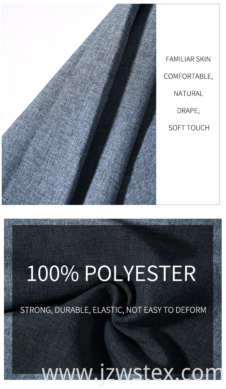 100% Polyester Cation plain Weave Lining Fabric For Suit